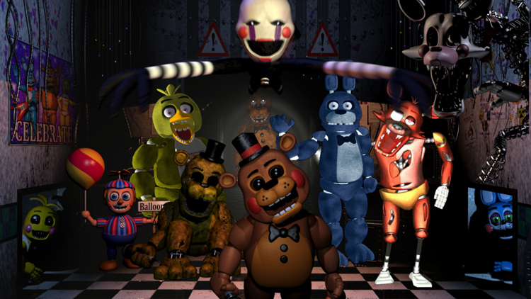Персонажи-аниматроники в Five Nights at Freddy's
