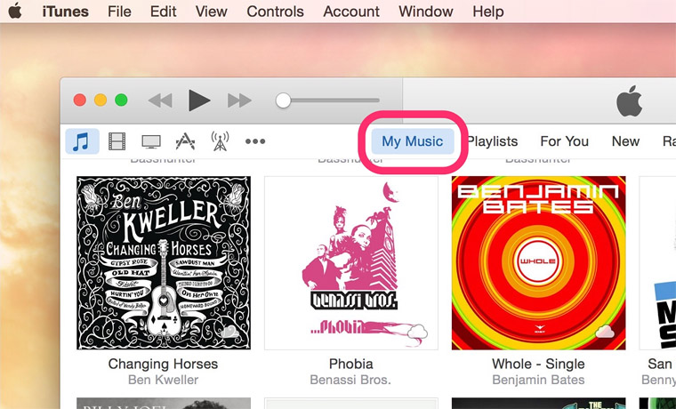 Перенос музыки из iTunes в облако
