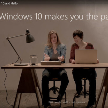 Рекламная кампания Windows 10