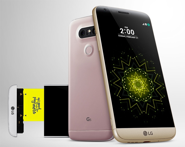 Модульный дизайн LG G5