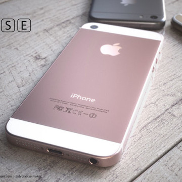 iPhone SE цвета "розовое золото"