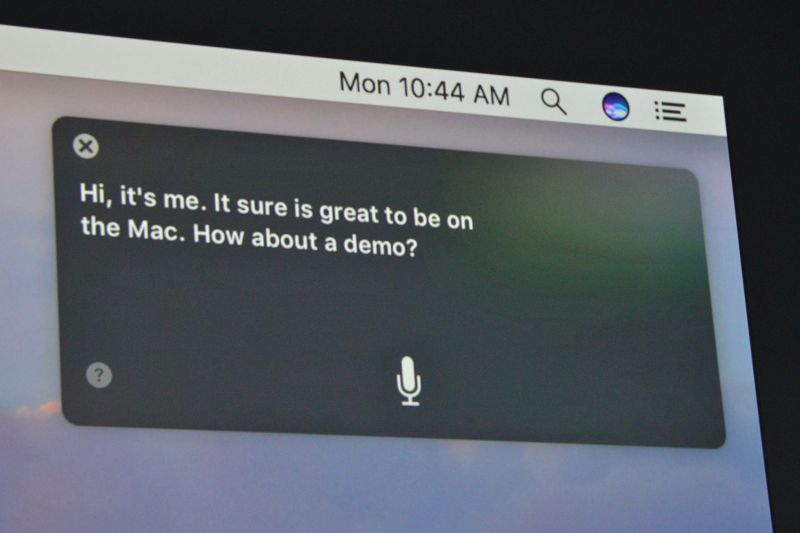 Siri на Mac